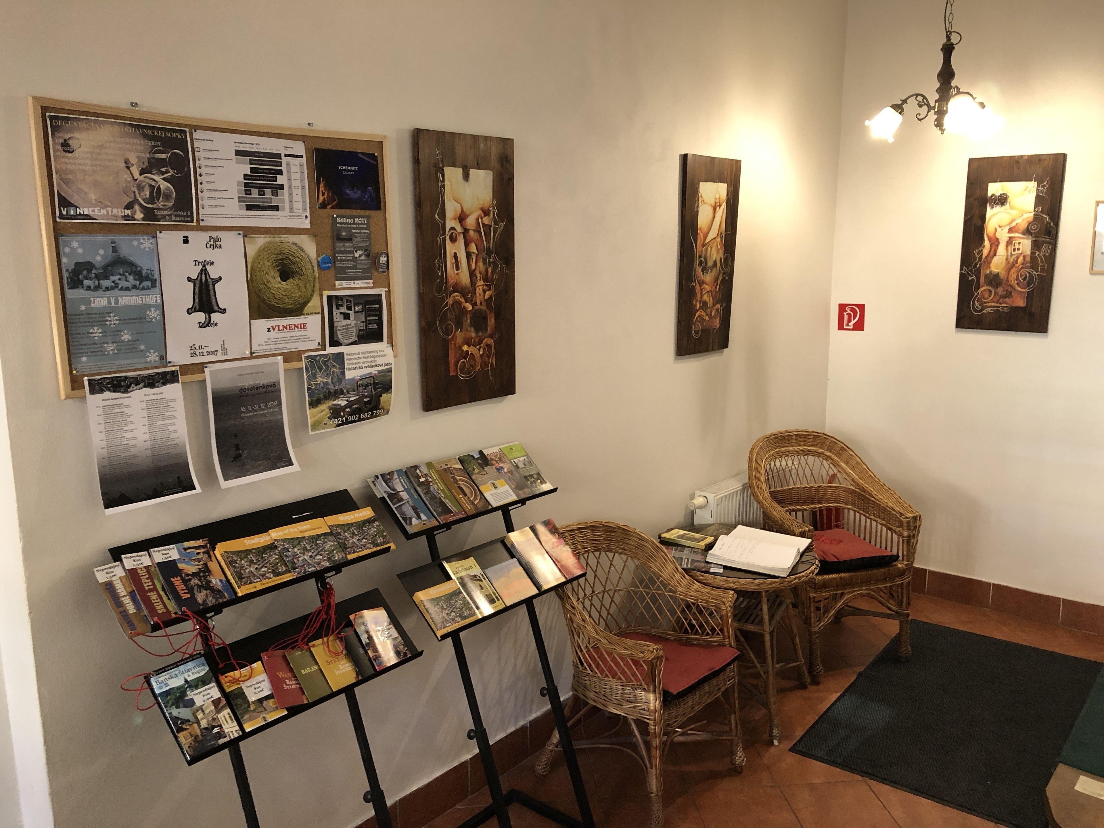 Àrea amb seients del vestíbul