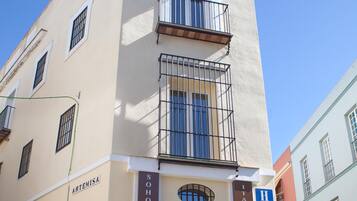 Voorkant van accommodatie