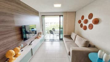 Apartamento familiar | Zona de estar | Una televisión