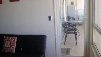 Apartamento família, 2 quartos, terraço, vista para o oceano | Terraço/pátio