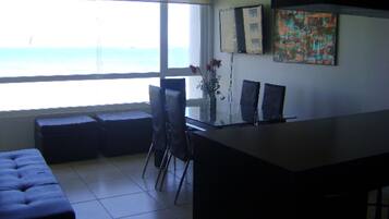 Family Apartment, 2 Bedrooms, Terrace, Ocean View | In-room dining