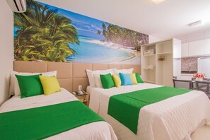 Apartamento Panorâmico Prime | Caja fuerte, escritorio, espacio para trabajar con un portátil