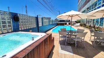 Indoor pool, 2 outdoor pools
