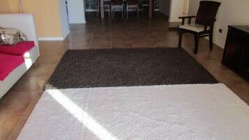 Family Apartment, 4 Bedrooms, Terrace | Living area | Flat-screen TV