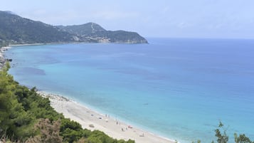 Vlak bij het strand