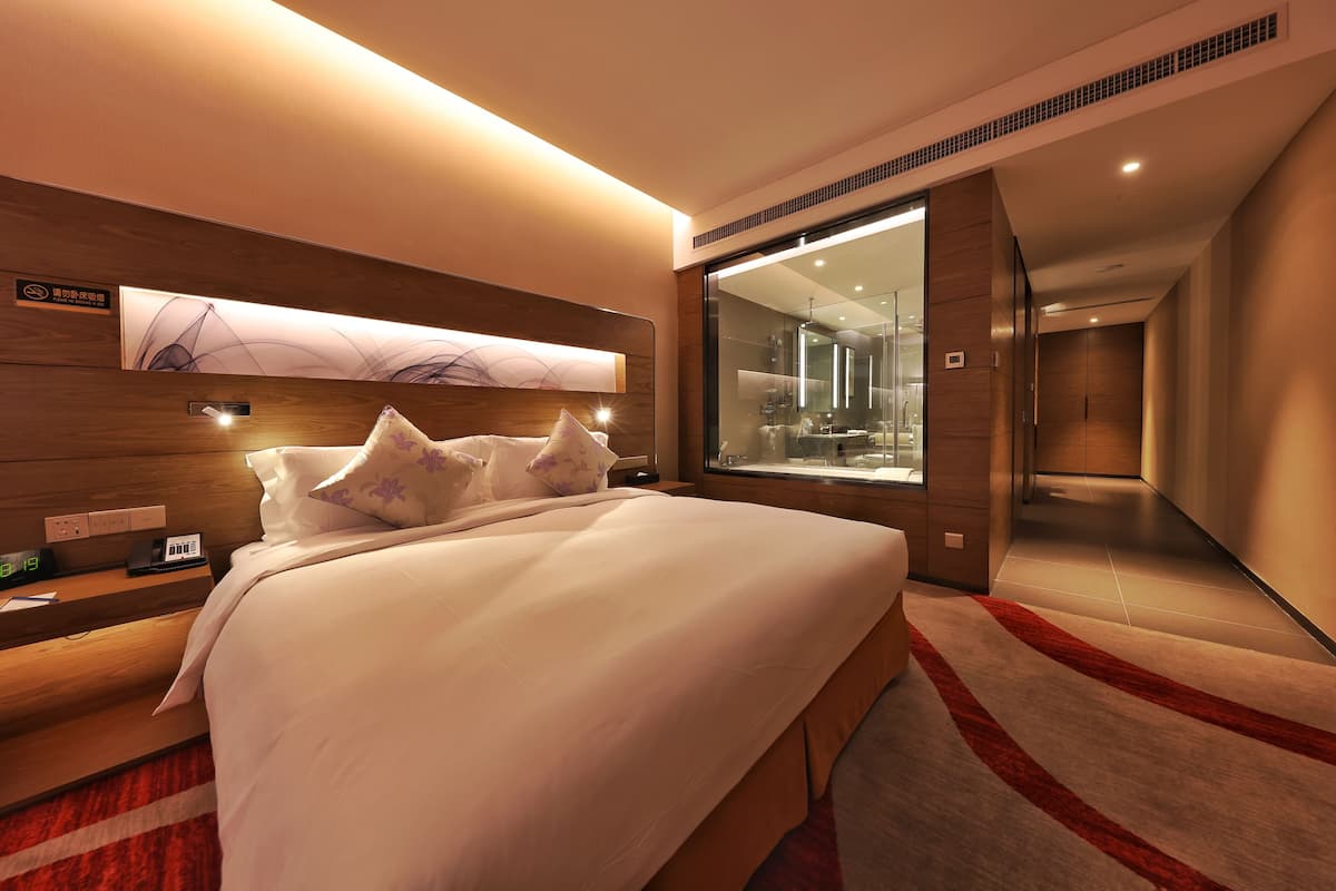 deluxe room, 1 king bed | view from room