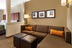 Suite, 2 Queen Beds, Non Smoking | Premium bedding, in-room safe, desk, laptop workspace