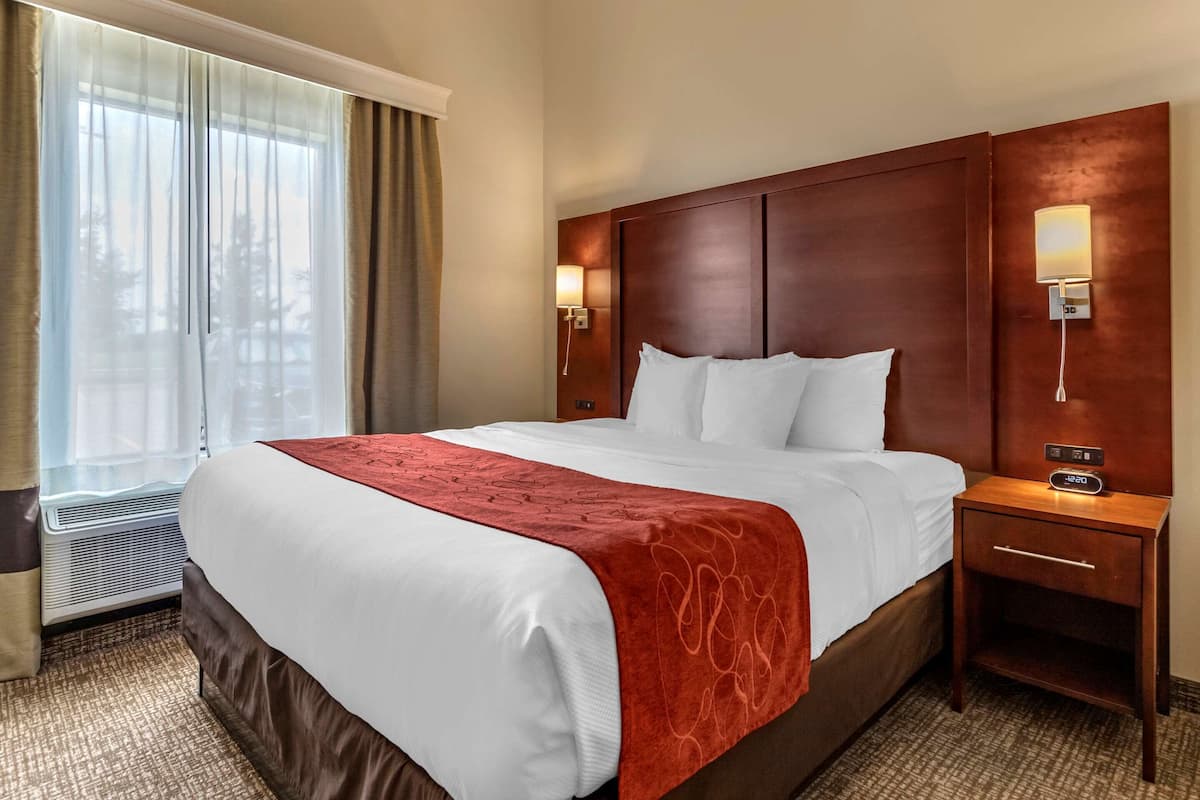 Suite, 1 King-Bett, Nichtraucher | Hochwertige Bettwaren, Zimmersafe, Schreibtisch