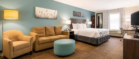 Egyptian cotton sheets, premium bedding, pillowtop beds, in-room safe