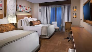 1 kamar tidur, seprai premium, minibar, dan brankas