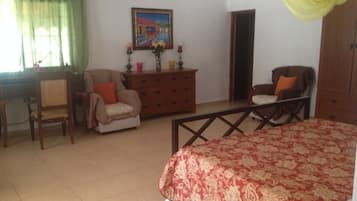 Iron/ironing board, free cots/infant beds, free WiFi