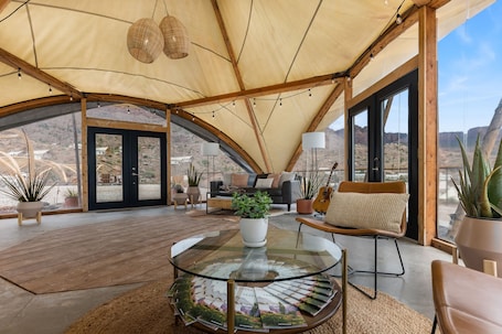 Interior detail. Under Canvas Zion