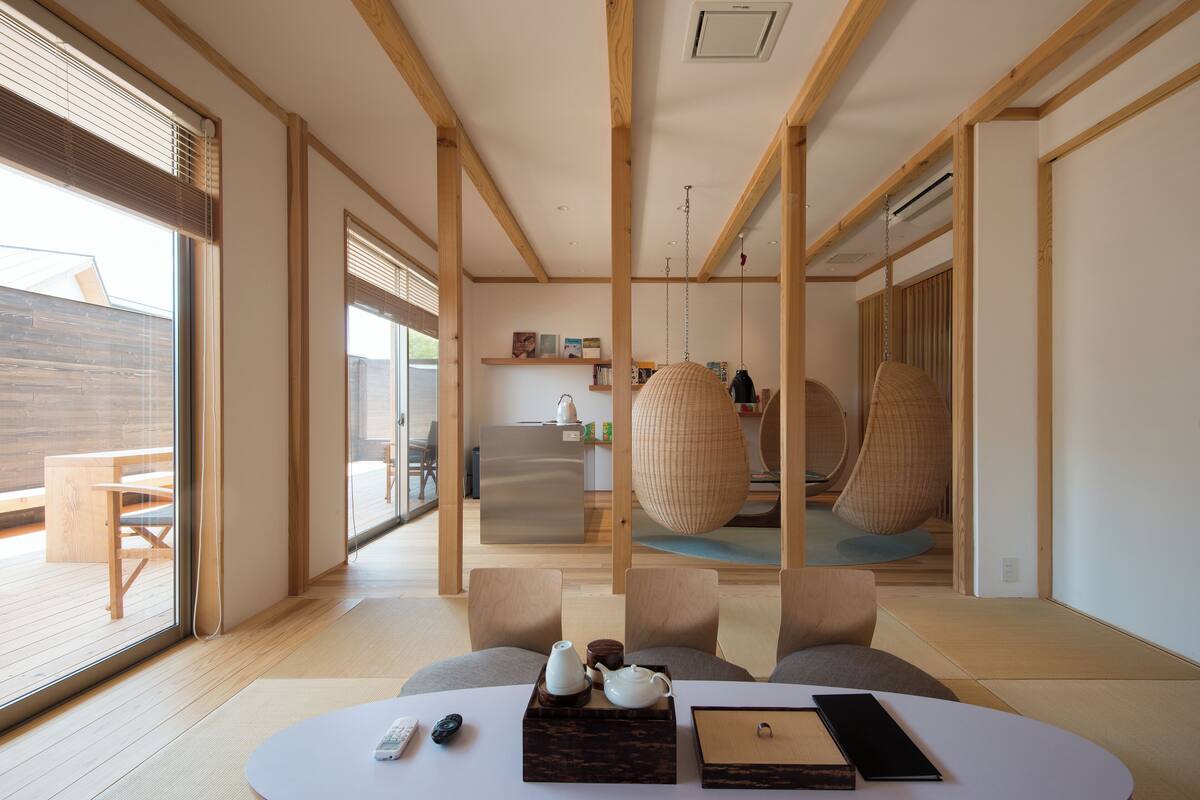Deluxe Cottage with Outdoor Bath SUGI | In-room safe, desk, WiFi (free), bed sheets