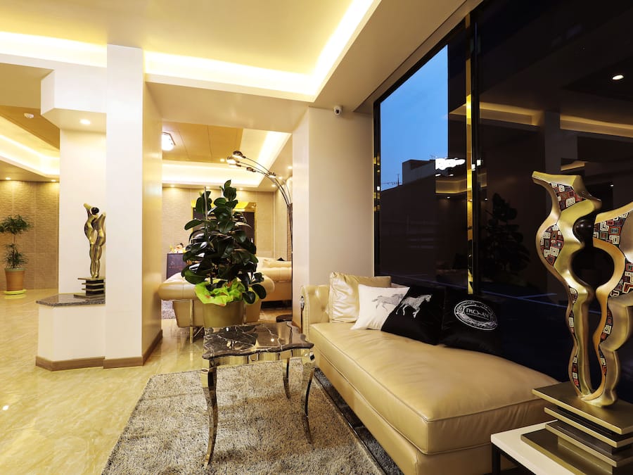 Sala de estar en el lobby