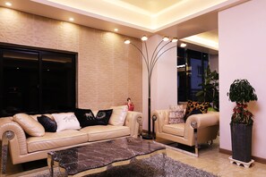 Sitteområde i lobbyen