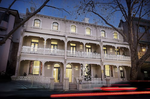 Front of property - evening/night