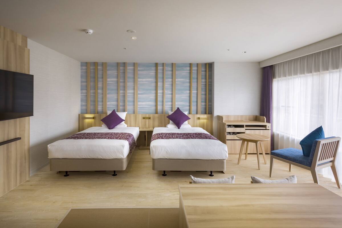ห้องคอมฟอร์ท (Tatami area, Sky Comfortfloor) | ตู้นิรภัยในห้องพัก, Wi-Fi ฟรี, ผ้าป  ูที่นอน