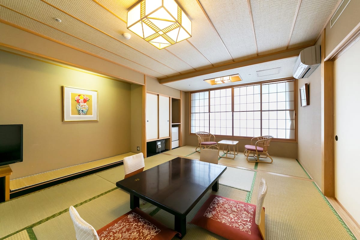 Room, Non Smoking (with Tatami Area - Disability Access) | 1 bedroom, in-room safe, free WiFi, bed sheets