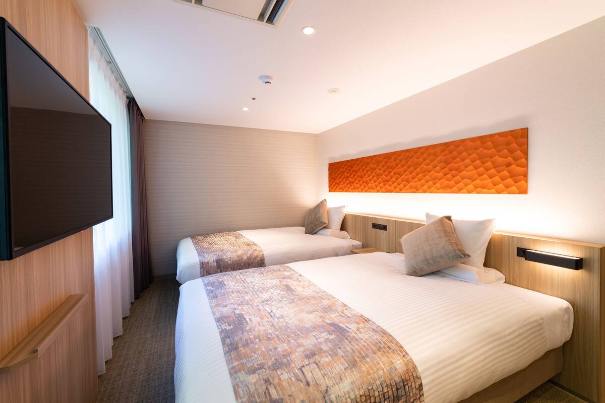 ห้องซูพีเรียทวิน, ปลอดบุหรี่ | ตู้นิรภัยในห้องพัก, Wi-Fi ฟรี, ผ้าปูที่นอน