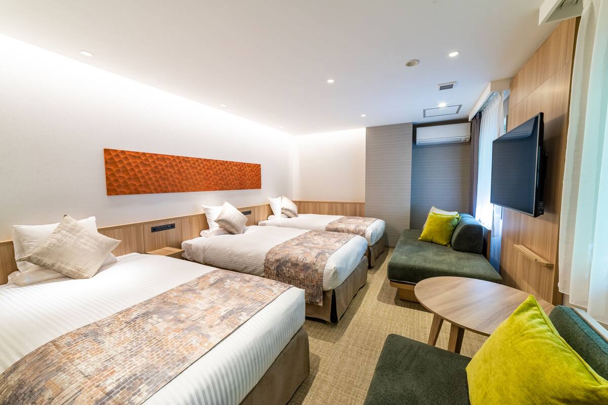 ห้องซูพีเรียทริปเปิล, ปลอดบุหรี่ | ตู้นิรภัยในห้องพัก, Wi-Fi ฟรี, ผ้าปูที่นอน