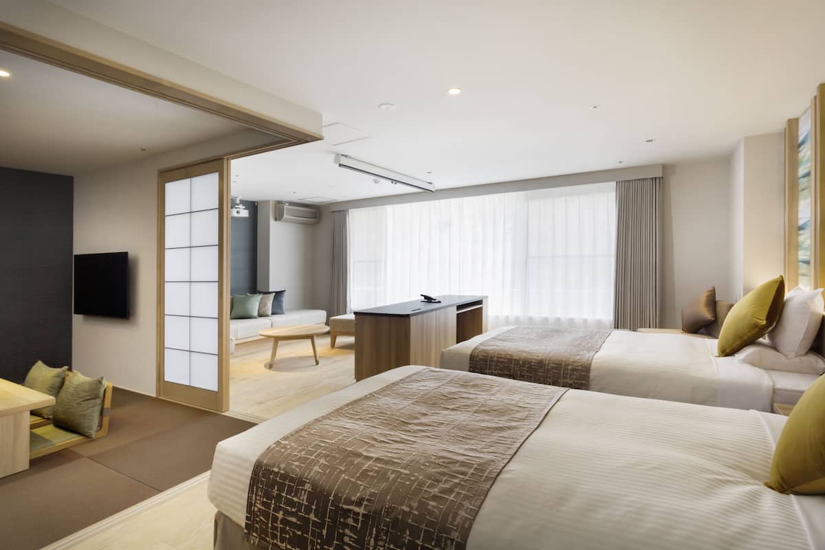 Sky Comfortfloor with Tatami area, Non-Smoking | 1 bedroom, in-room safe, free WiFi, bed sheets