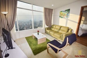 Flat-screen TV - Saba Suites at Vortex KLCC Bukit Bintang (Kuala Lumpur)