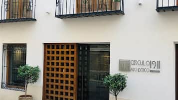 Voorkant van accommodatie