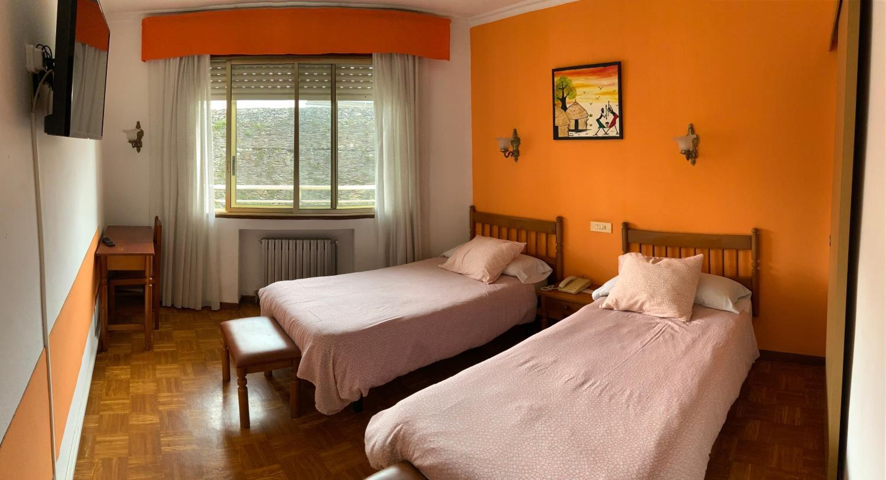 desk, blackout curtains, cots/infant beds, free wifi