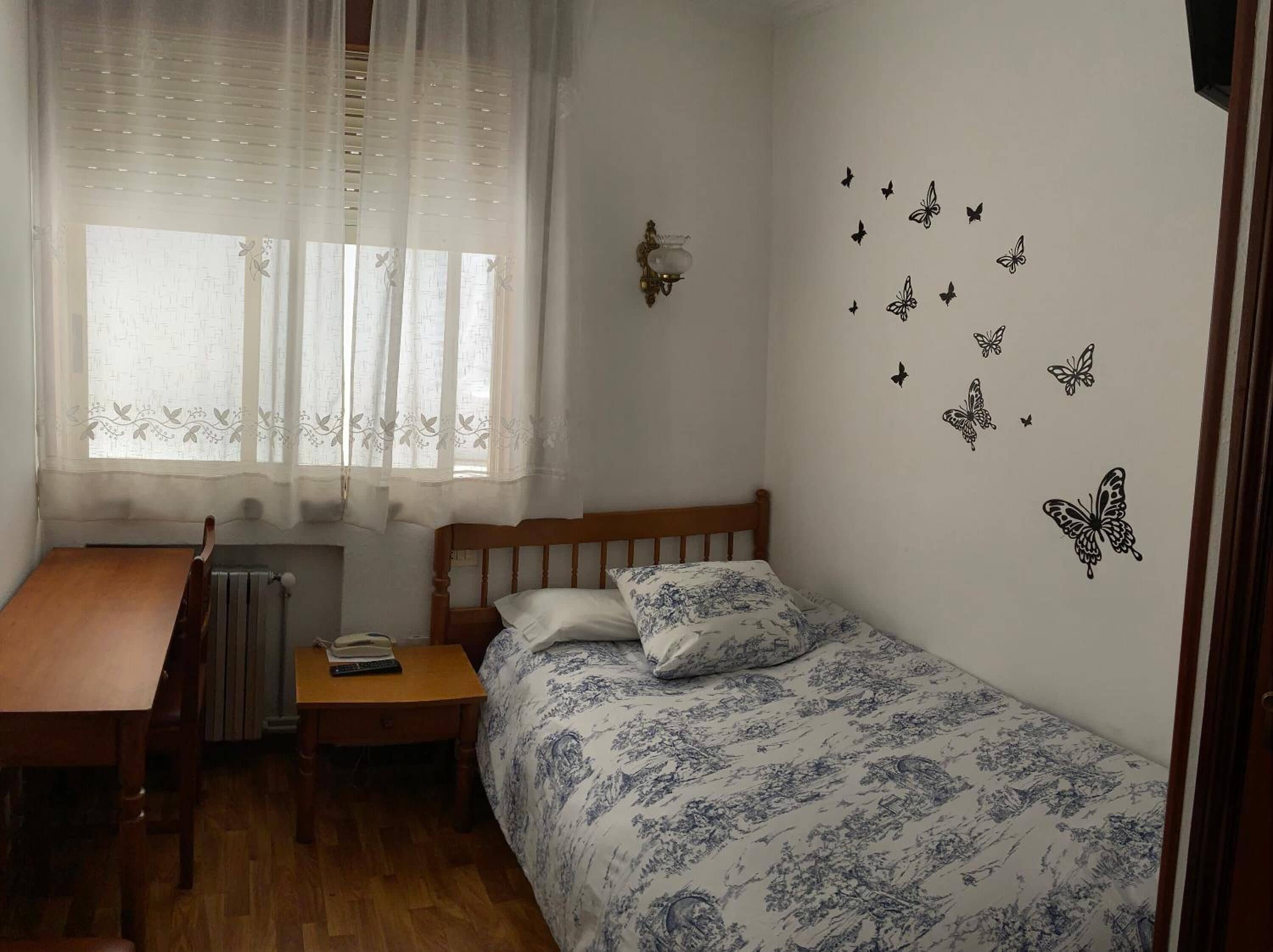 desk, blackout curtains, cots/infant beds, free wifi