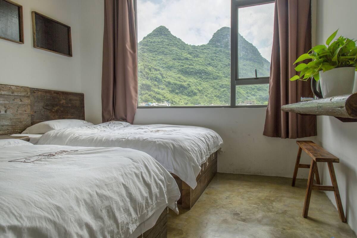 Chambre Standard avec lits jumeaux | Bureau, rideaux occultants, Wi-Fi gratuit