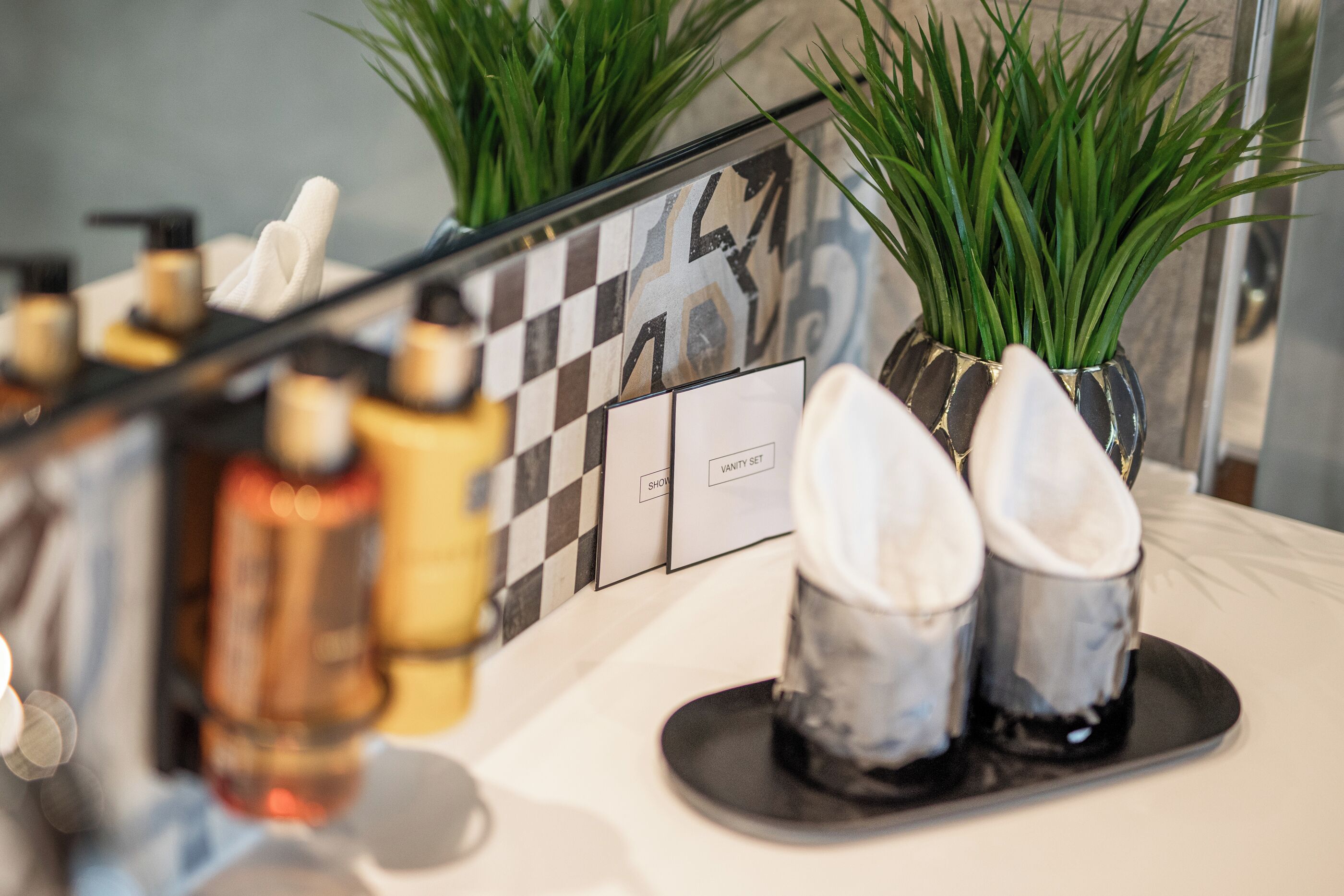 free toiletries, hair dryer, bathrobes, slippers