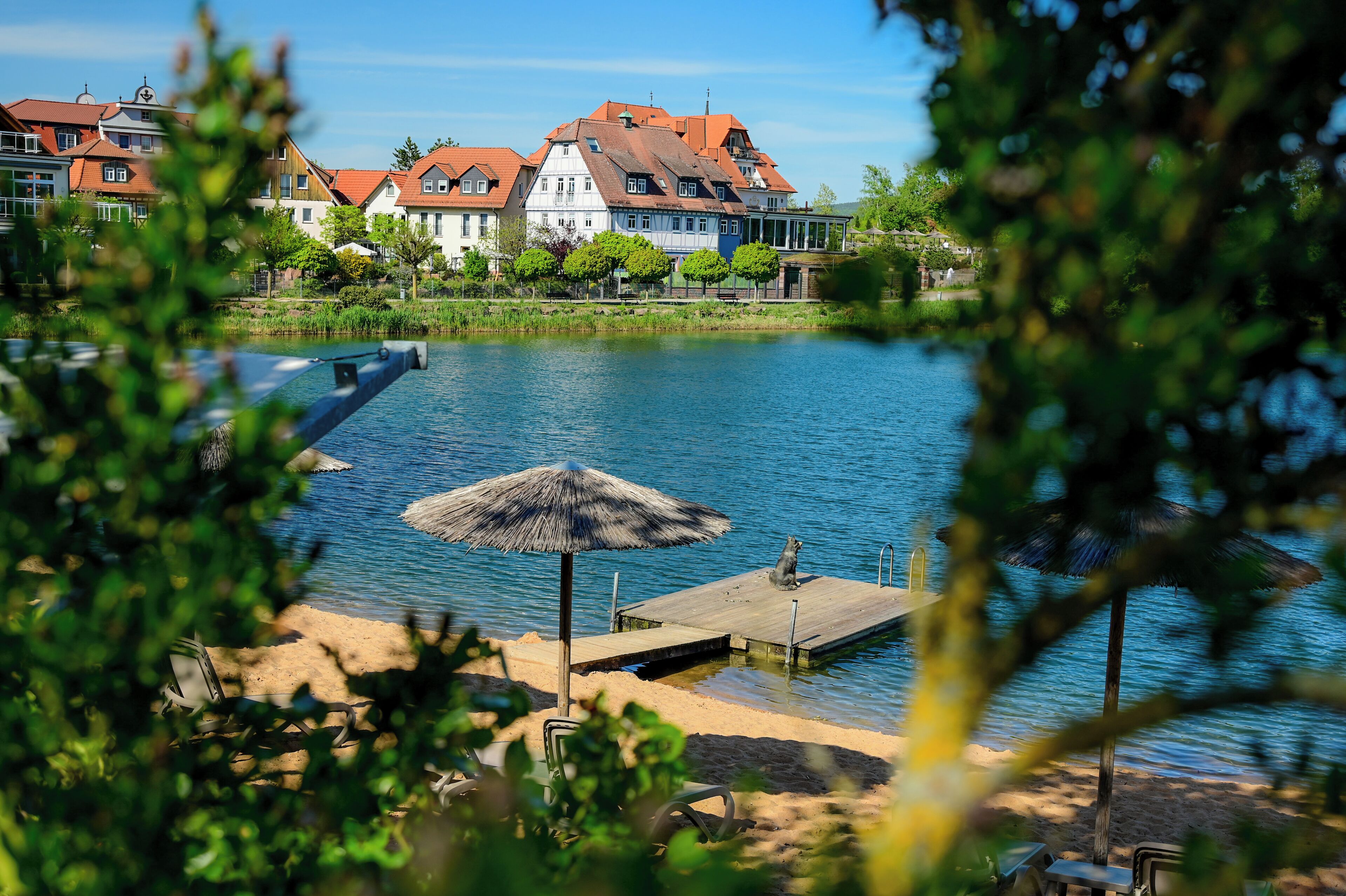 Plage privée, bar de plage