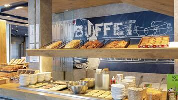 Morgenmadsbuffet hver dag mod et gebyr