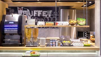 Daily buffet breakfast (EUR 8.90 per person)
