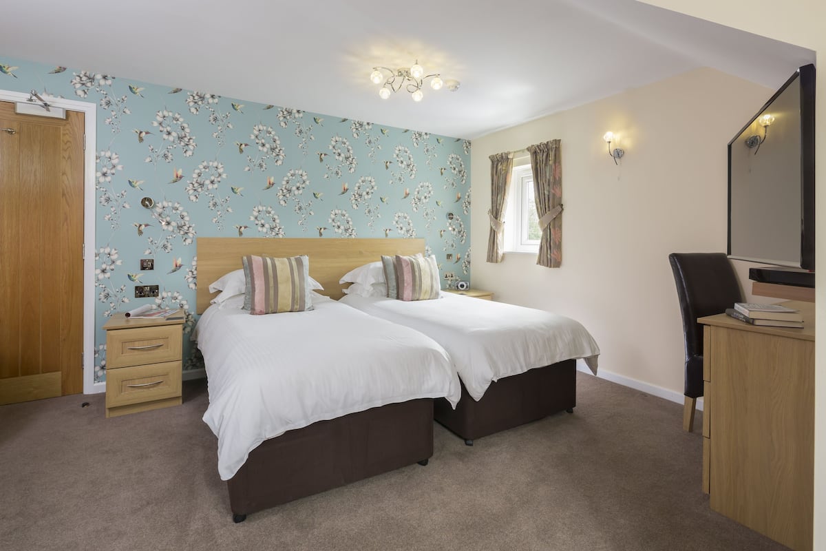 Double or Twin Room (Room 10 First Floor) | Desk, blackout drapes, iron/ironing board, WiFi (free)