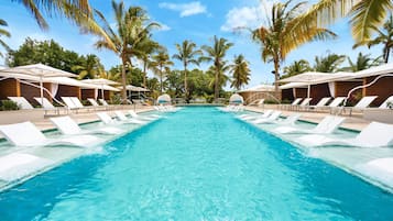 Outdoor pool, cabanas (surcharge), pool umbrellas
