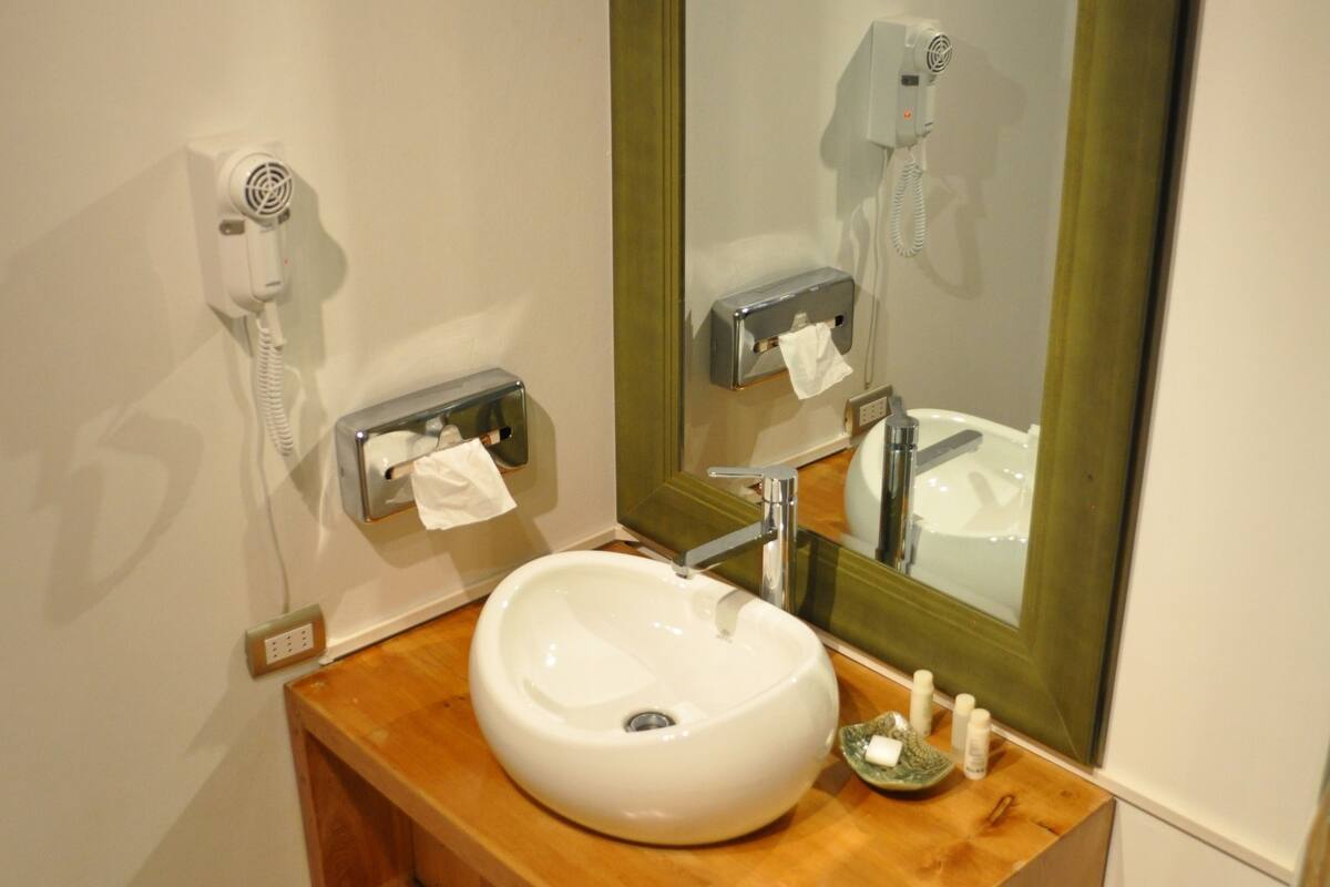 standard double room, 1 bedroom, private bathroom | bathroom sink