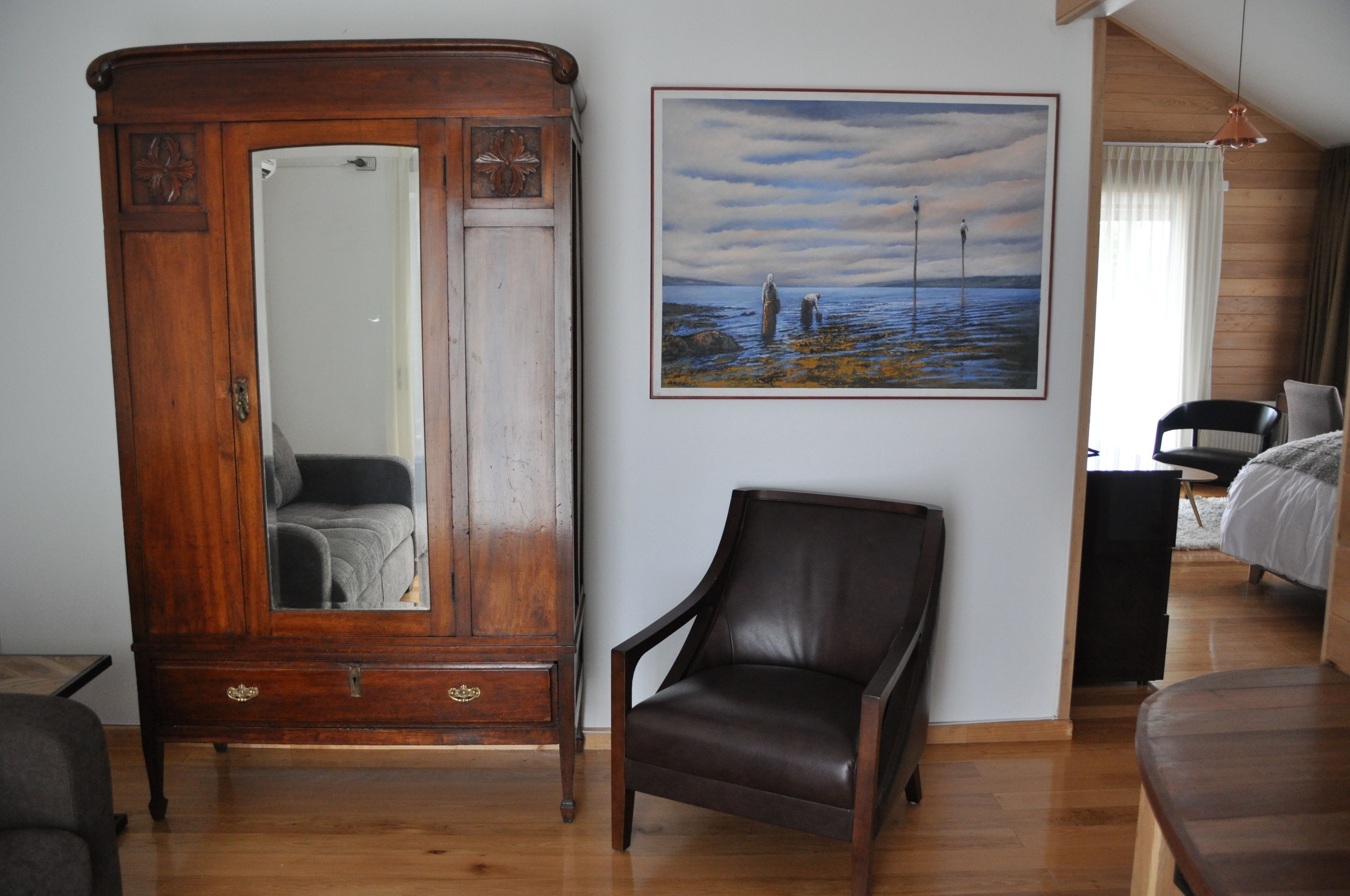 superior suite, 1 bedroom, sauna | living area | 50-inch flat-screen tv with satellite channels, tv