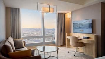 In-room safe, blackout curtains, soundproofing, iron/ironing board