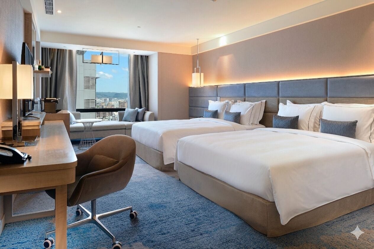 In-room safe, blackout curtains, soundproofing, iron/ironing board