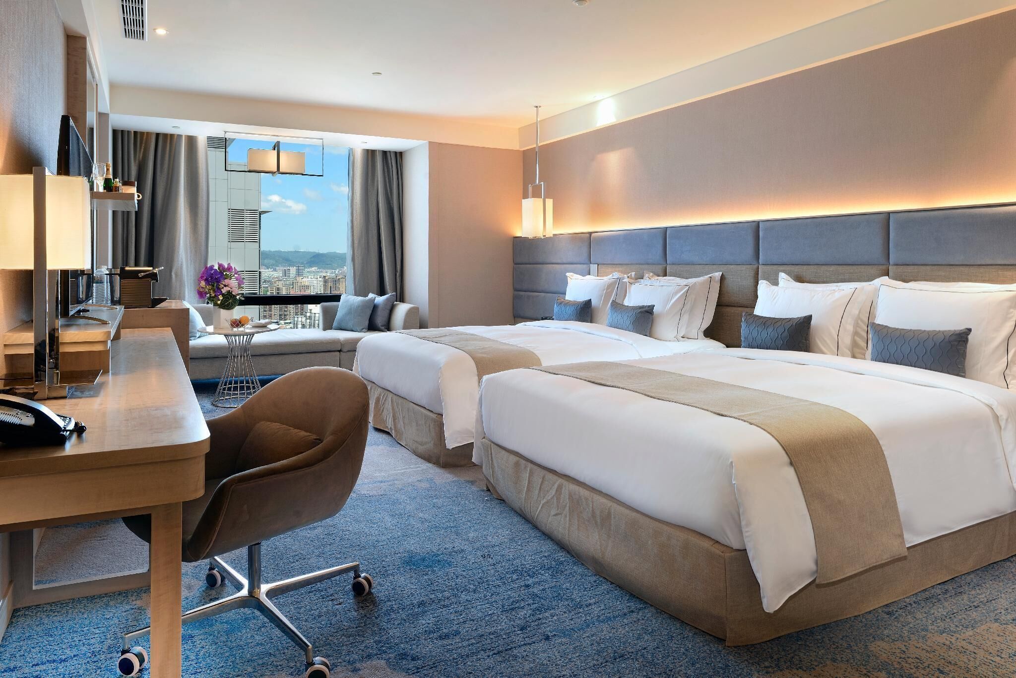 In-room safe, blackout curtains, soundproofing, iron/ironing board