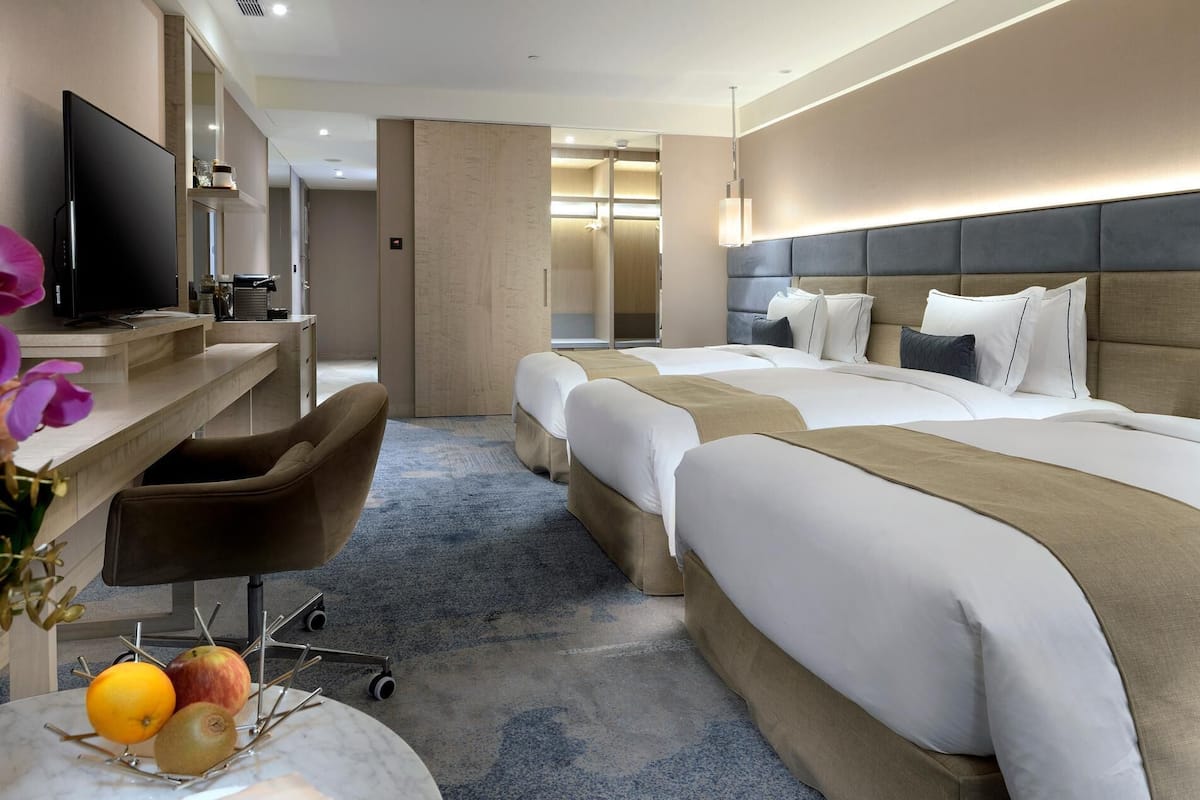In-room safe, blackout curtains, soundproofing, iron/ironing board