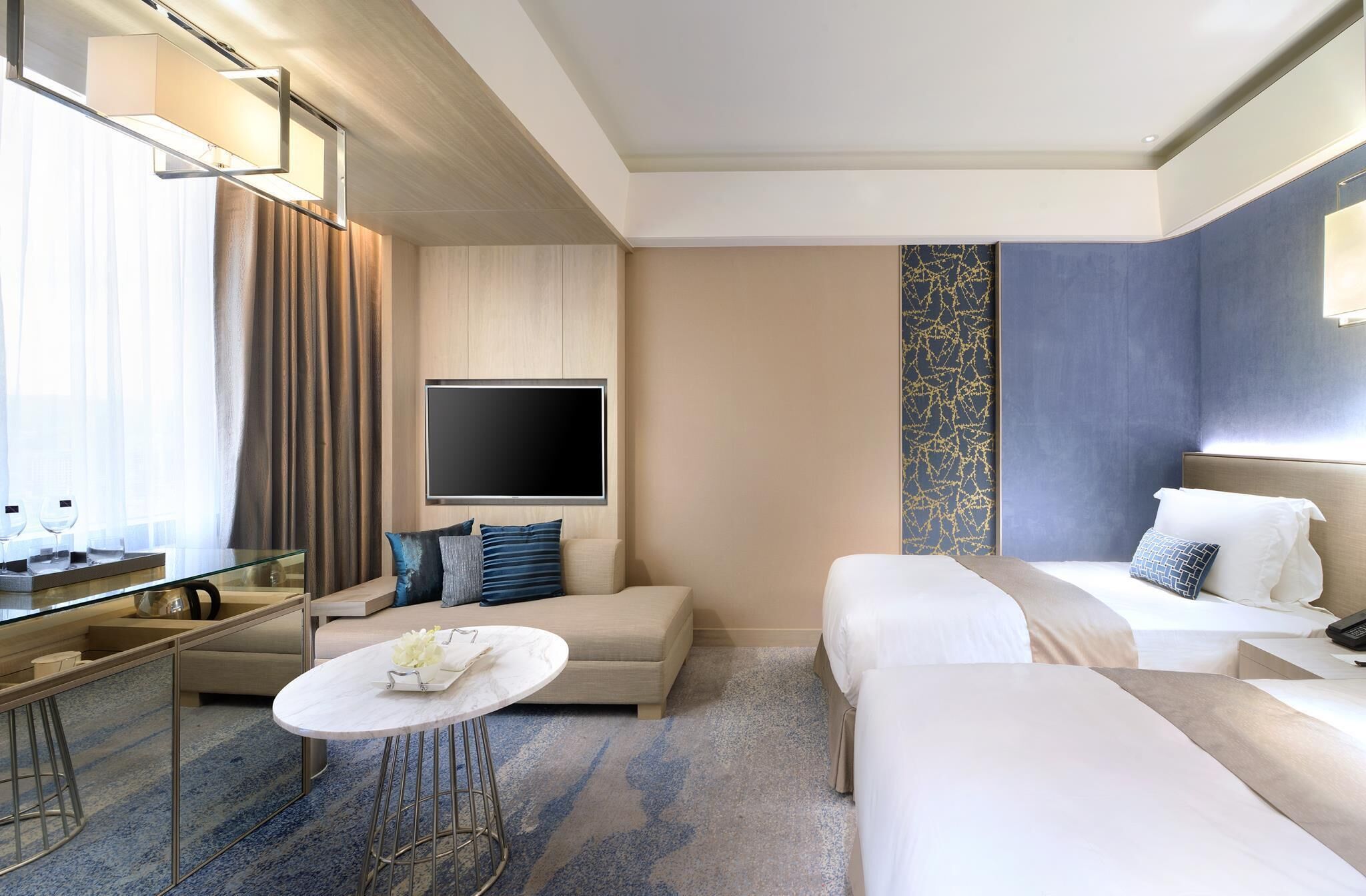 In-room safe, blackout curtains, soundproofing, iron/ironing board