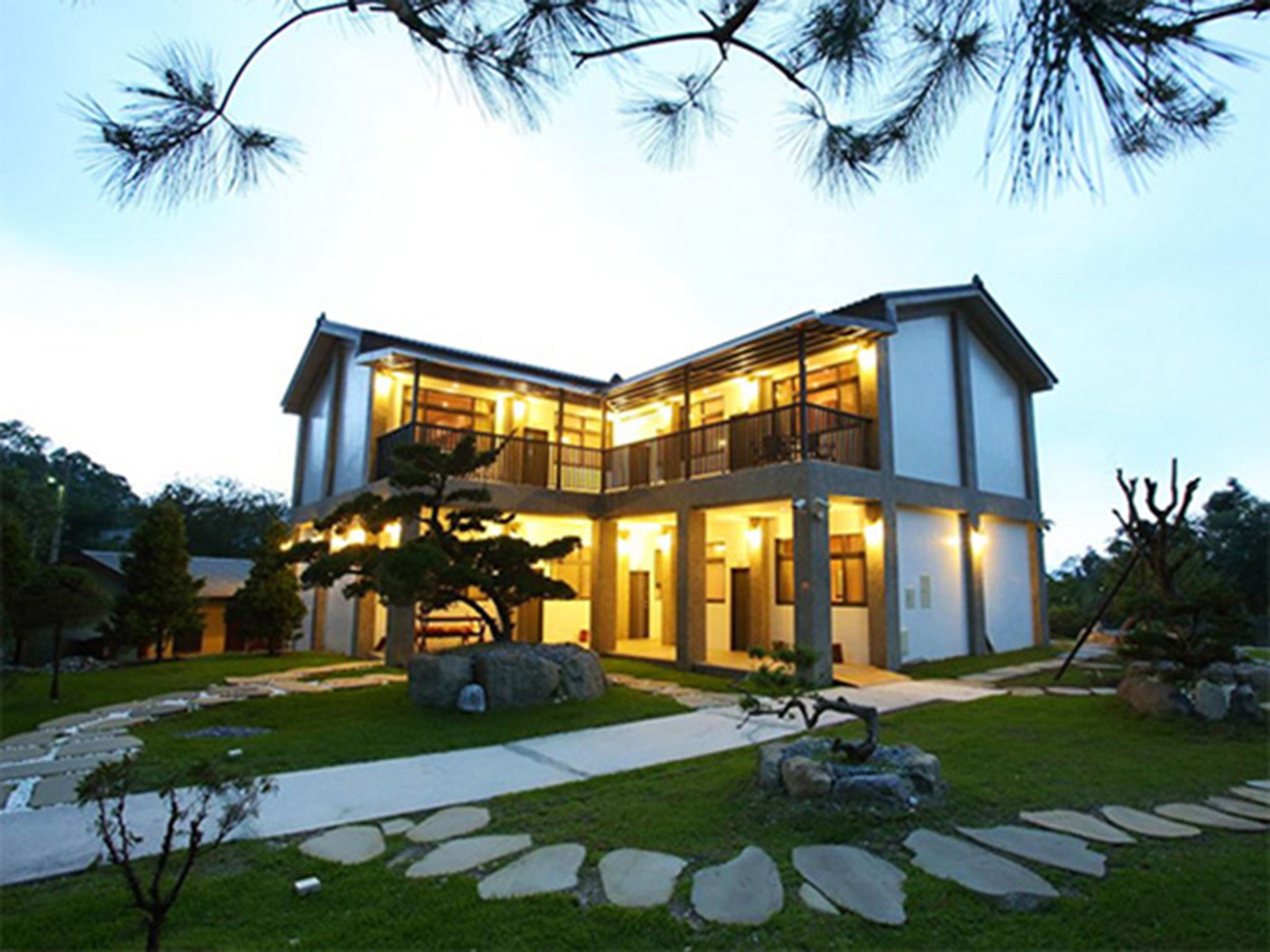 front of property – evening/night