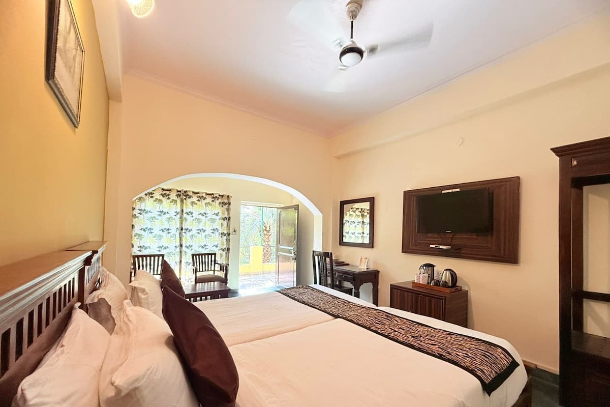 1 bilik tidur, peralatan tempat tidur premium, peti besi dalam bilik