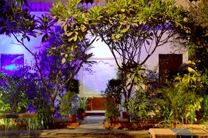 Front of property – evening/night