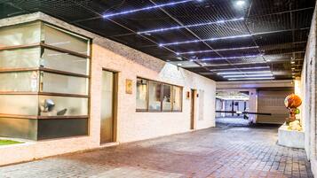 Front of property - evening/night