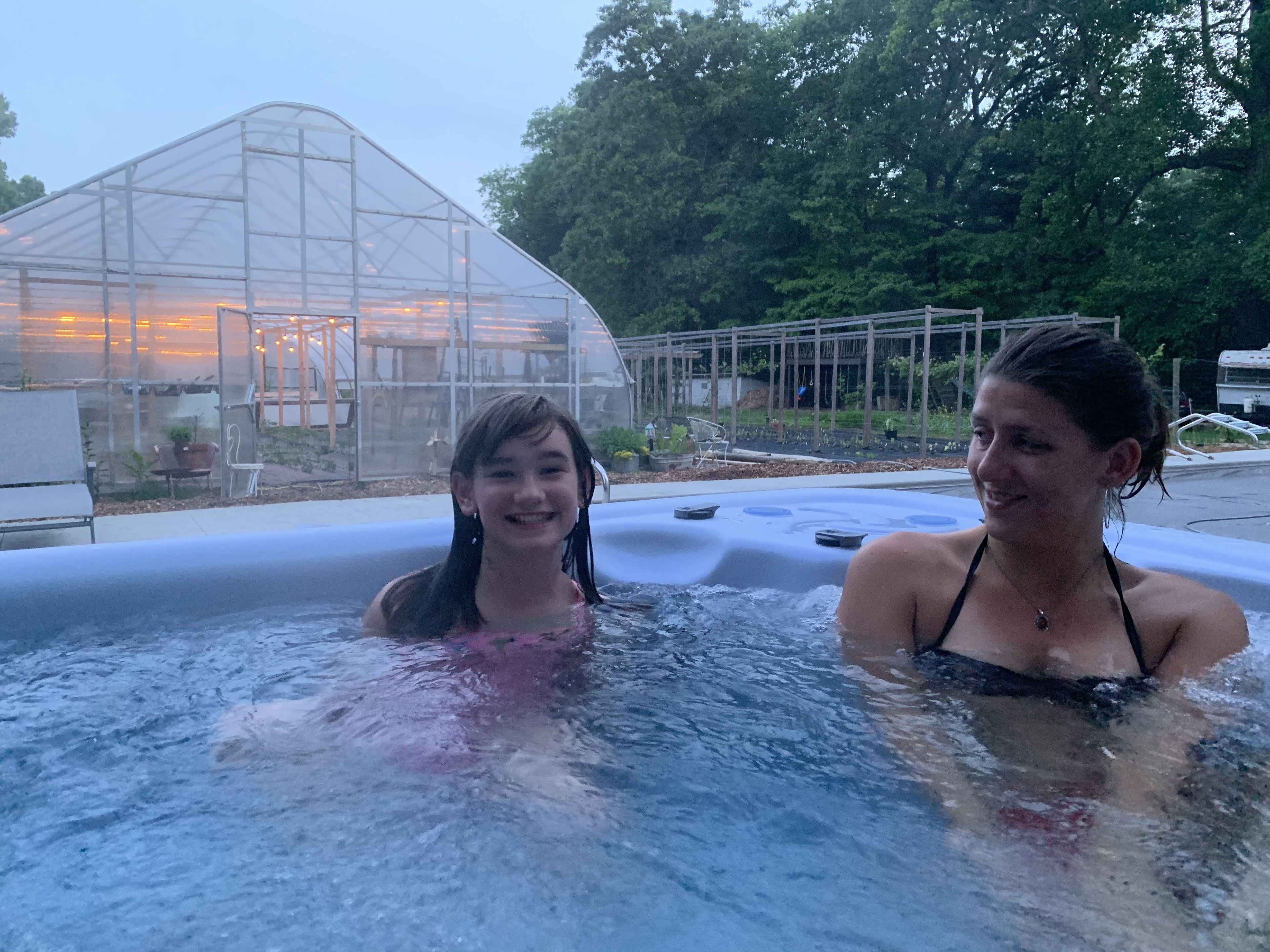 Bồn tắm spa ngoài trời