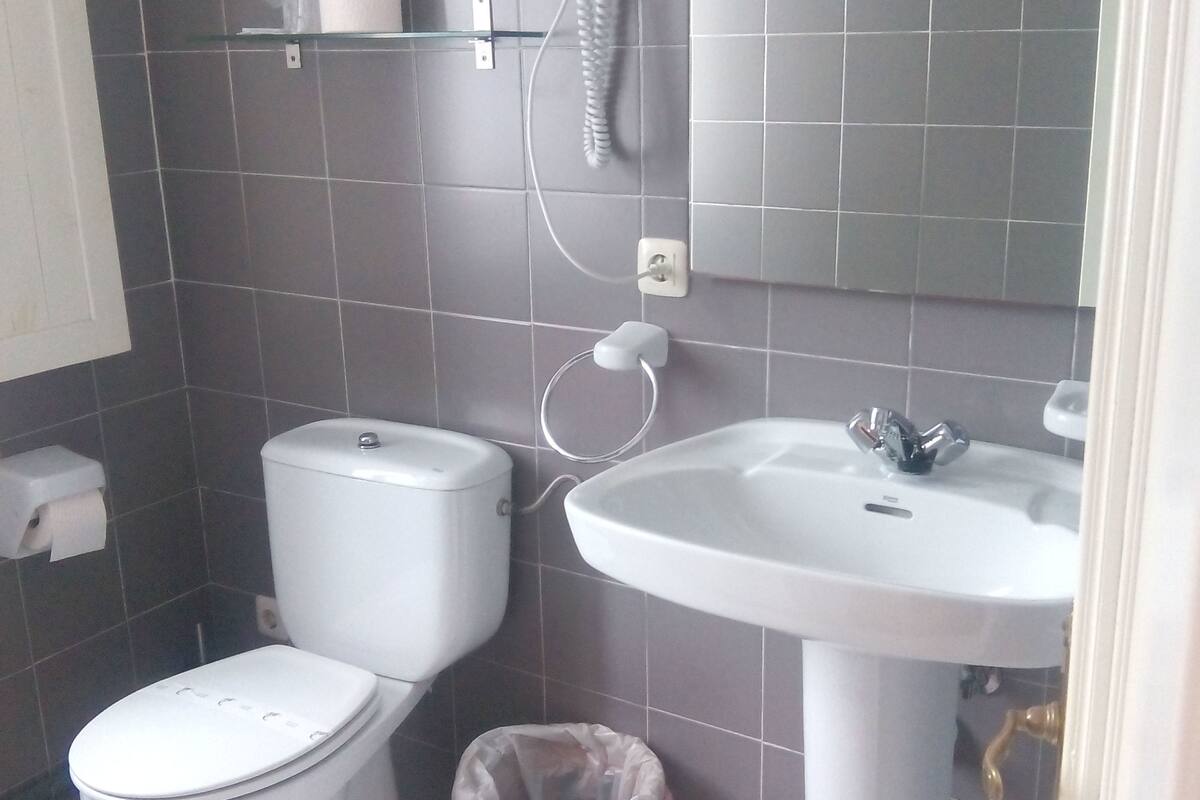 double or twin room | bathroom | combined shower/bathtub, free toiletries, hair dryer, bidet