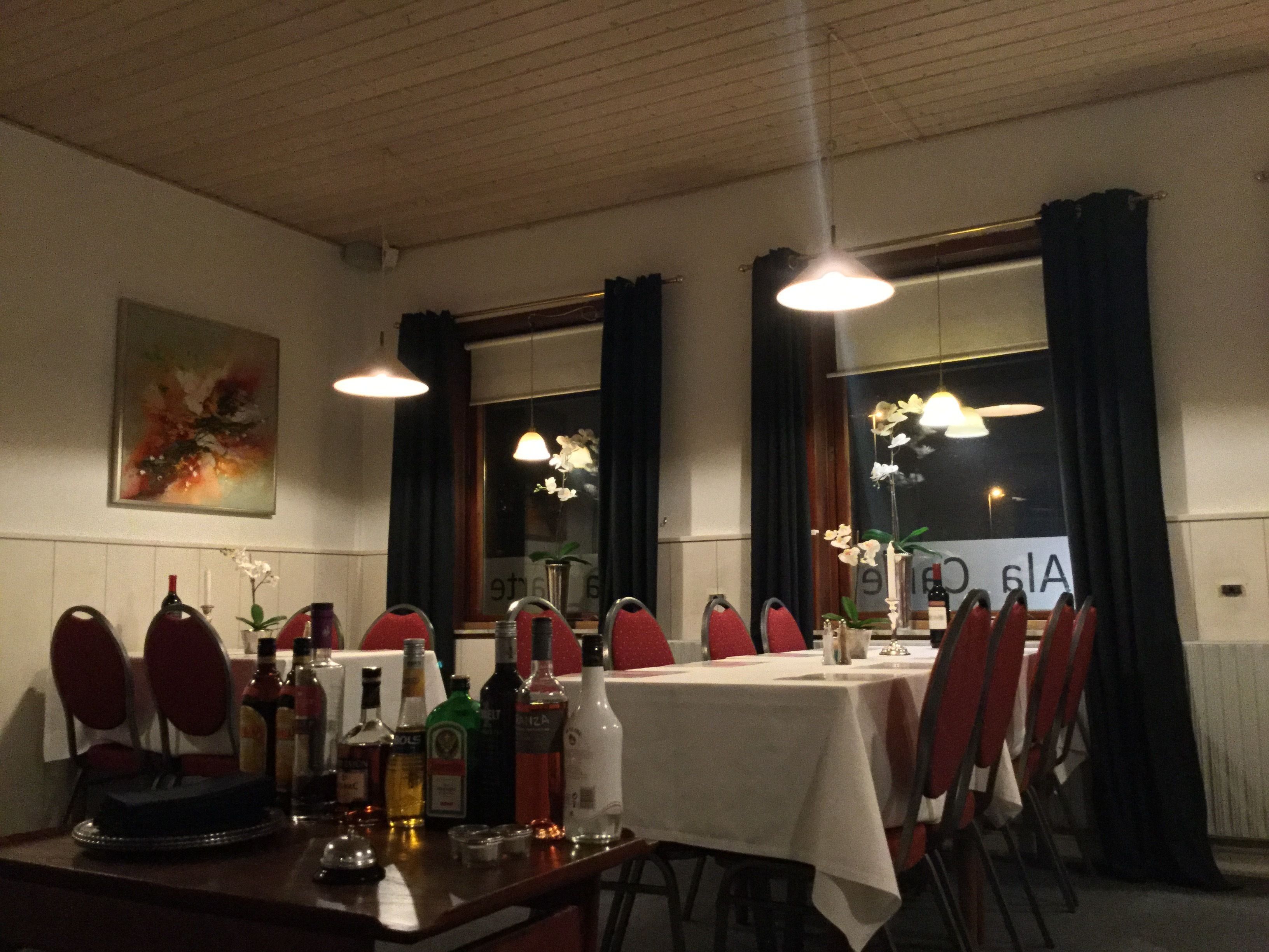 Lunch and dinner served, local cuisine